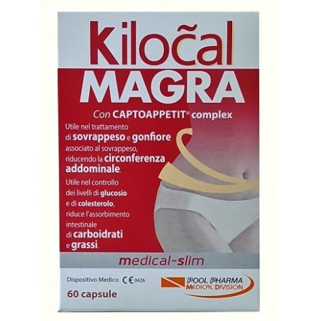 Kilocal Magra integratore per sovrappeso e gonfiore addominale 60 capsule Kilocal Magra integratore per sovrappeso e gonfiore addominale 60 capsule