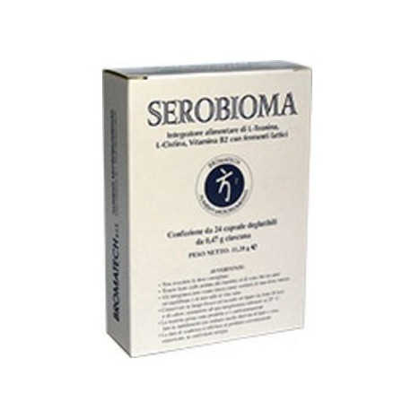Serobioma 24 Capsule Fermenti Lattici e Vitamine per l'Intestino