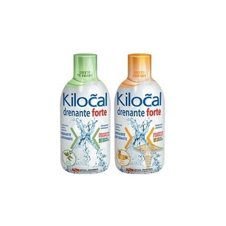 Kilocal Drenante Forte integratore per ritenzione idrica e cellulite gusto ananas 500 ml