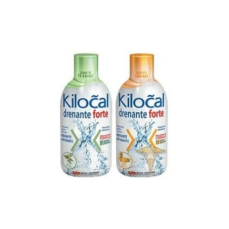 Kilocal Drenante Forte integratore per ritenzione idrica e cellulite gusto ananas 500 ml Kilocal Drenante Forte integratore per ritenzione idrica e cellulite gusto ananas 500 ml