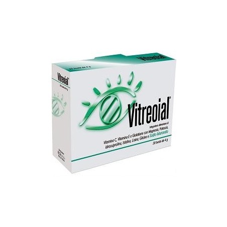 Vitreoial 20 bustine - Integratore antiossidante per gli occhi Vitreoial 20 bustine - Integratore antiossidante per gli occhi