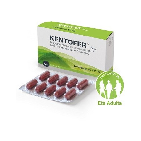 Kentofer Forte integratore per stanchezza e affaticamento 20 capsule Kentofer Forte integratore per stanchezza e affaticamento 20 capsule