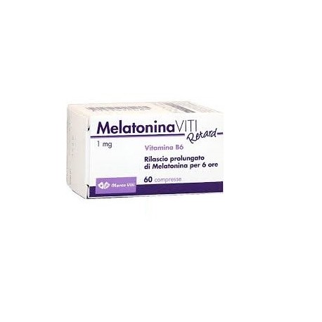 Melatonina Viti Retard integratore di melatonina 1 mg a rilascio prolungato 60 compresse