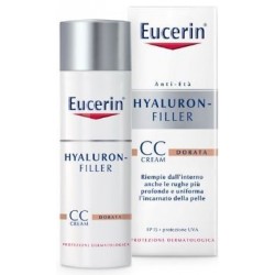 Eucerin Hyaluron-Filler CC Cream Dorata crema giorno antirughe colorata 50 ml