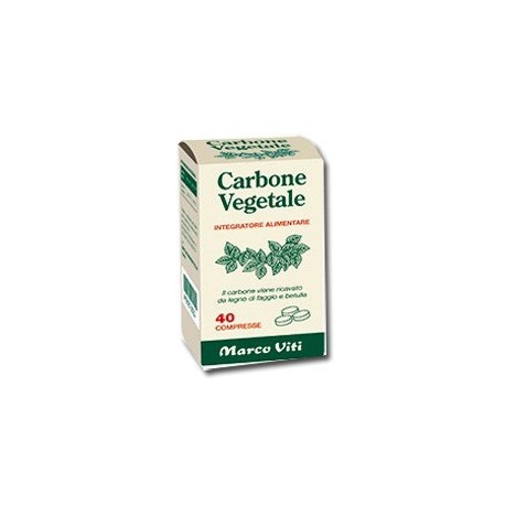 Marco Viti Carbone Vegetale integratore digestivo intestinale 40 compresse