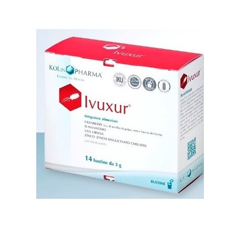 Ivuxur integratore per vie urinarie 14 bustine Ivuxur integratore per vie urinarie 14 bustine