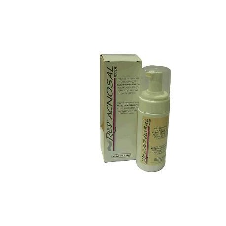 Rev Acnosal mousse detergente con acido glicolico e salicilico per pelle acneica 125 ml
