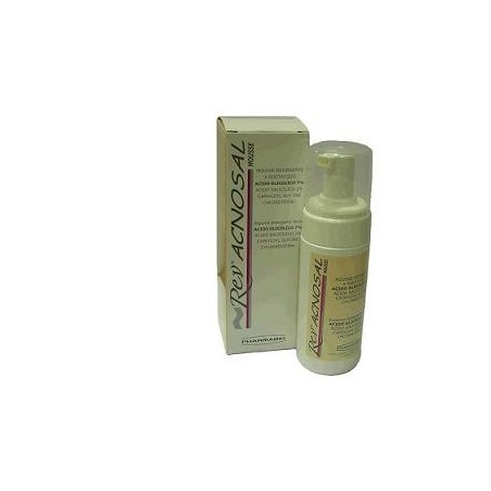 Rev Acnosal mousse detergente con acido glicolico e salicilico per pelle acneica 125 ml Rev Acnosal mousse detergente con acido glicolico e salicilico per pelle acneica 125 ml