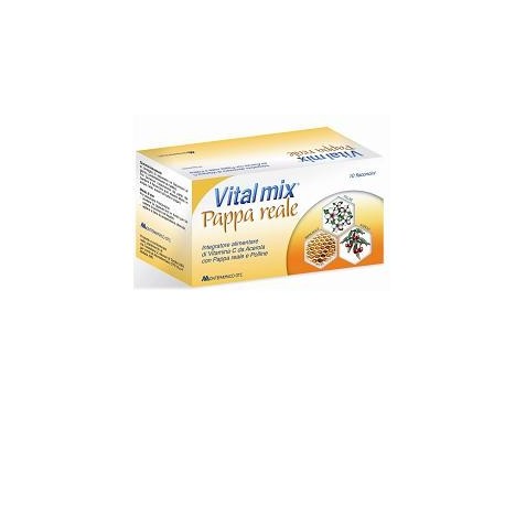 Montefarmaco Vitalmix Pappa Reale Integratore di Vitamina C 10 flaconcini
