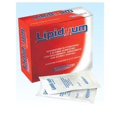 Lipidyum integratore di fibra vegetale per colesterolo e stitichezza 20 bustine gusto arancia