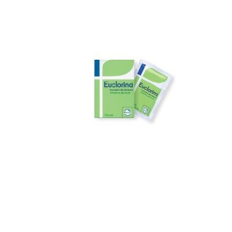 Euclorina fazzoletti disinfettanti e antibatterici con clorexidina 10 pezzi