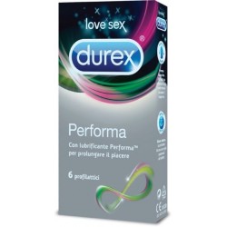 Durex Performa Preservativi ritardanti per prolungare il piacere 6 pezzi