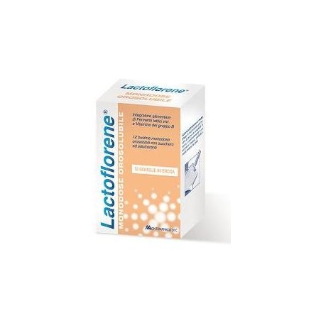 Lactoflorene Plus integratore probiotico con fermenti lattici vivi 12 bustine monodose Lactoflorene Plus integratore probiotico con fermenti lattici vivi 12 bustine monodose
