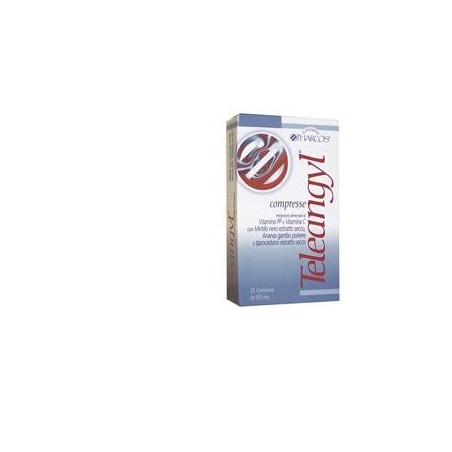 Pharcos Teleangyl integratore per il microcircolo 20 compresse Pharcos Teleangyl integratore per il microcircolo 20 compresse