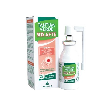 Tantum Verde SOS Afte Spray per afte e lesioni della bocca 20 ml Tantum Verde SOS Afte Spray per afte e lesioni della bocca 20 ml