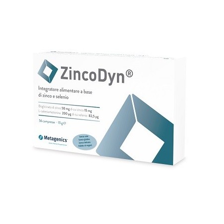 ZincoDyn Integratore alimentare con zinco per capelli, pelle, unghie e ossa 56 compresse ZincoDyn Integratore alimentare con zinco per capelli, pelle, unghie e ossa 56 compresse
