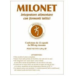 Bromatech Milonet integratore per equilibrio della flora intestinale 12 capsule