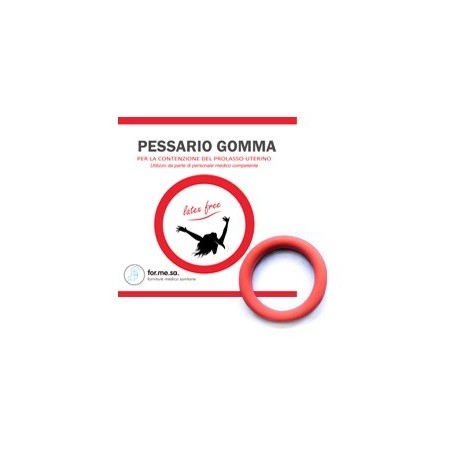 Pessario di gomma rotondo 70 mm per prolasso uterino