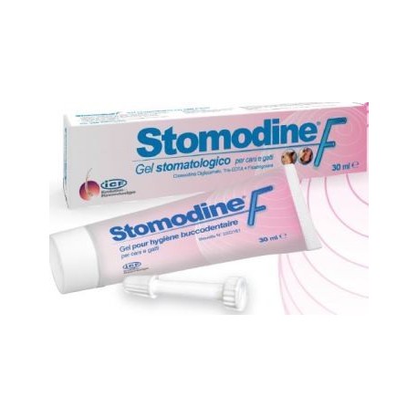 Stomodine F Gel stomatologico per gengive di cani e gatti 30 ml