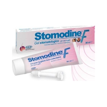 Stomodine F Gel stomatologico per gengive di cani e gatti 30 ml Stomodine F Gel stomatologico per gengive di cani e gatti 30 ml