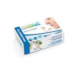 Sanispira Dolce Notte filtro nasale che riduce il russare 10 pezzi L