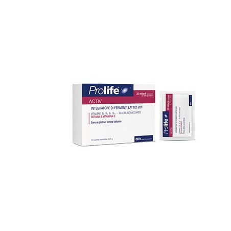 Prolife Activ 10Bustine Monodose Fermenti Lattici Vivi per l'Intestino Prolife Activ 10Bustine Monodose Fermenti Lattici Vivi per l'Intestino