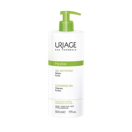Uriage Hyseac Gel Detergente Purificante Viso e Corpo per Pelle Grassa 500ml Uriage Hyseac Gel Detergente Purificante Viso e Corpo per Pelle Grassa 500ml
