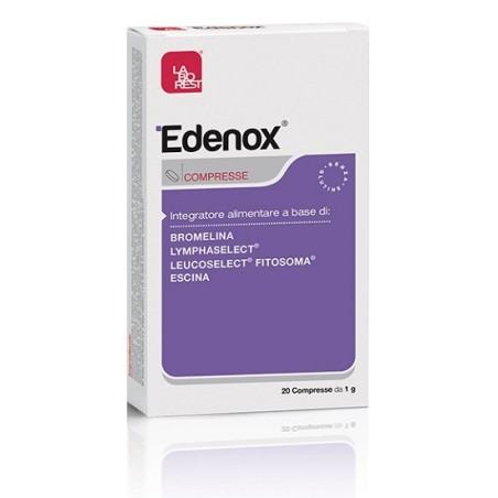 Edenox integratore drenante per benessere del microcircolo 20 compresse Edenox integratore drenante per benessere del microcircolo 20 compresse