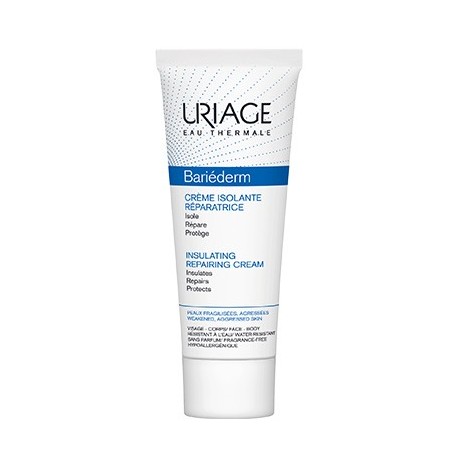 Uriage Bariederm Crema Isolante e Riparatrice per Viso, Corpo e Mani 75ml