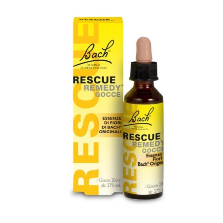 Rescue Remedy gocce fiori di Bach calmanti per ansia e stress 20 ml Rescue Remedy gocce fiori di Bach calmanti per ansia e stress 20 ml