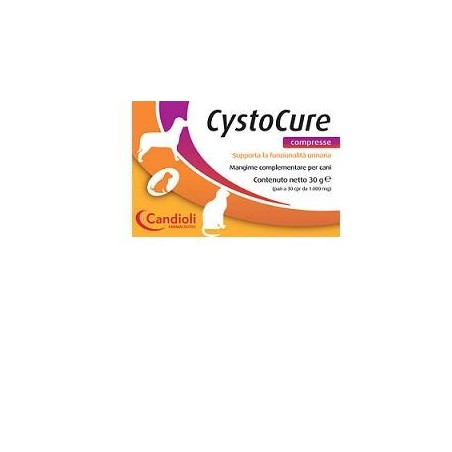 Candioli CystoCure Forte integratore per cani per il benessere delle vie urinarie 30 compresse Candioli CystoCure Forte integratore per cani per il benessere delle vie urinarie 30 compresse