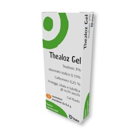 Thealoz Gel oftalmico per lubrificare l'occhio secco 30 contenitori monodose Thealoz Gel oftalmico per lubrificare l'occhio secco 30 contenitori monodose