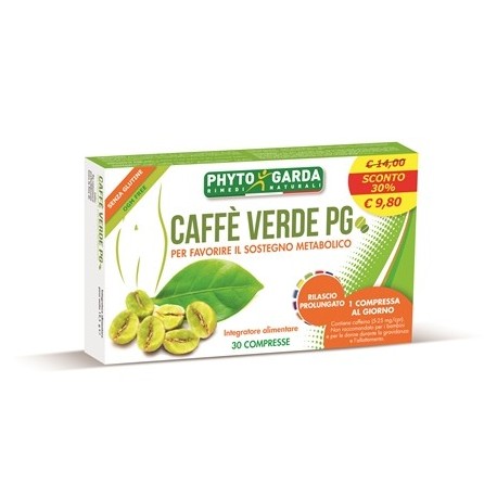 Caffè Verde 30 Compresse - Integratore Antiossidante ed Energizzante