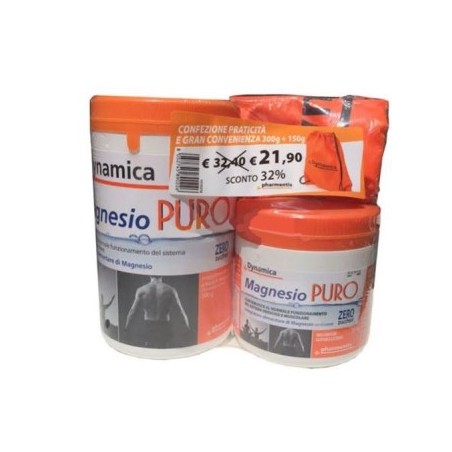 Dynamica Magnesio puro integratore in polvere 300 + 150 g Dynamica Magnesio puro integratore in polvere 300 + 150 g