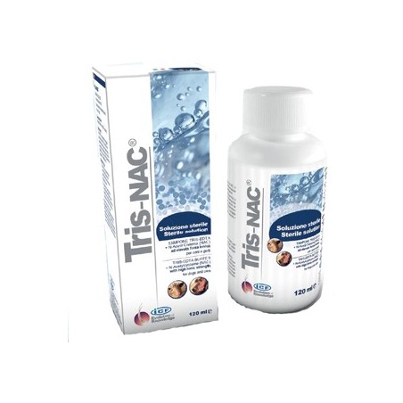 Tris Nac 120 ml - Soluzione sterile igienizzante per cani e gatti Tris Nac 120 ml - Soluzione sterile igienizzante per cani e gatti