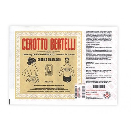 Cerotto Bertelli grande 16 cm x 24 cm
