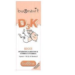 Steve Jones Buonavit D3K integratore di vitamina D3 e K1 in gocce 12 ml