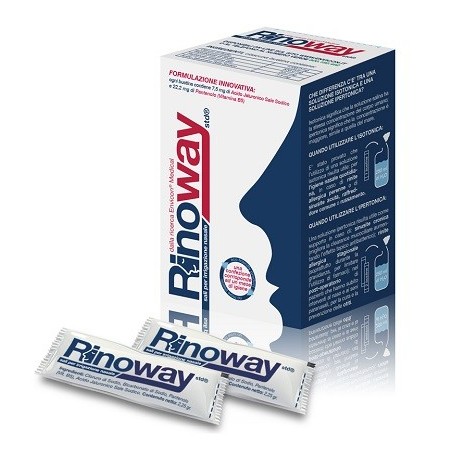 Rinoway Sali Isotonici per Soluzione per Lavaggi Nasali 30 Bustine Rinoway Sali Isotonici per Soluzione per Lavaggi Nasali 30 Bustine