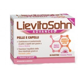 LievitoSohn Advanced Pelle e Capelli integratore riequilibrante aroma pesca 30 bustine