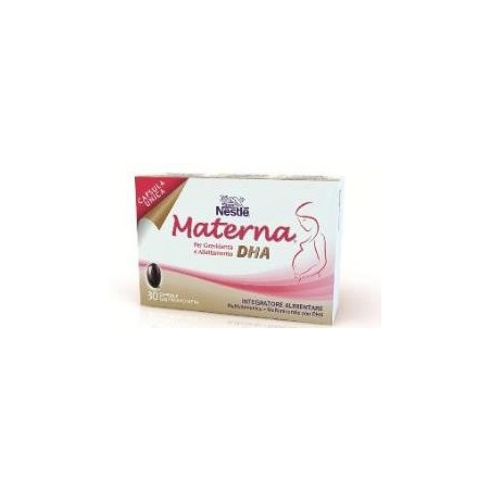 Nestlè Materna DHA integratore per gravidanza e allattamento 30 capsule Nestlè Materna DHA integratore per gravidanza e allattamento 30 capsule