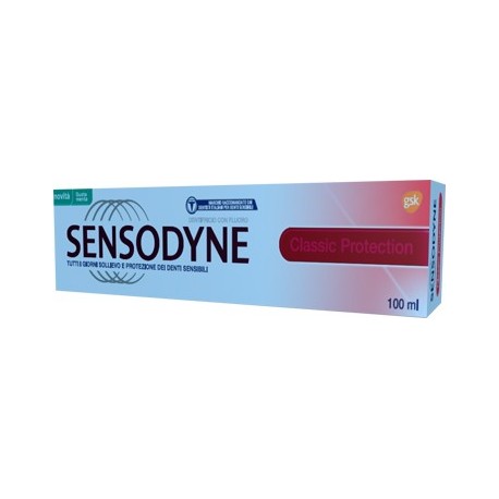Sensodyne Classic Protection dentifricio alla menta per denti sensibili 100 ml