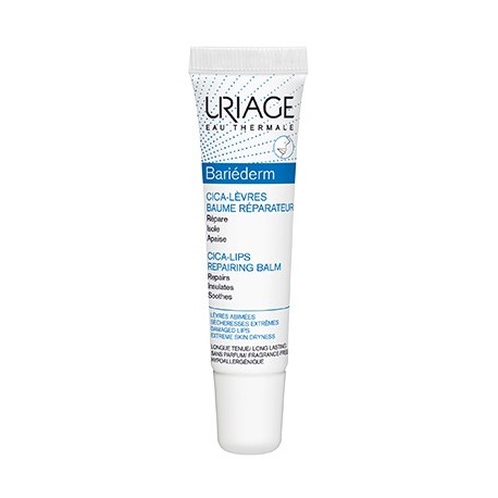 Uriage Bariederm Cica-Levres Balsamo effetto barriera per labbra secche screpolate 15 ml