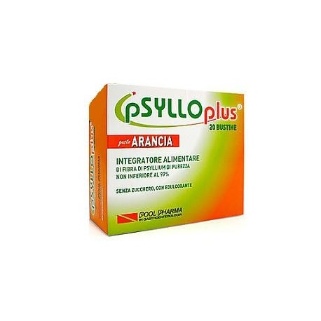 Psyllo Plus integratore contro la stitichezza 40 bustine gusto arancia