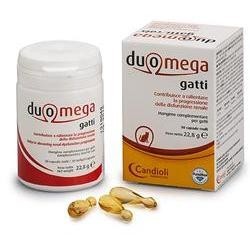 Candioli Duomega Gatti integratore di acidi grassi Omega 3 per i reni 30 capsule molli
