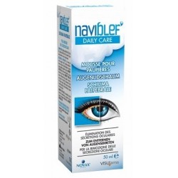 Naviblef Daily Care schiuma detergente occhi per blefarite 50 ml