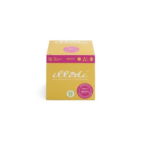 Illedi Mini Assorbente ipoallergenico ridotto e ultrasottile anti infiammazioni 16 pezzi Illedi Mini Assorbente ipoallergenico ridotto e ultrasottile anti infiammazioni 16 pezzi