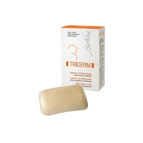 BioNike Triderm Sapone di Marsiglia saponetta per pelli sensibili 100 g
