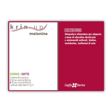 Krin Up Melanine integratore per il benessere della pelle 60 capsule