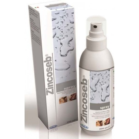 Zincoseb Spray - Soluzione seboequilibrante per cani e gatti 200 ml