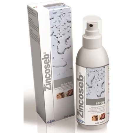 Zincoseb Spray - Soluzione seboequilibrante per cani e gatti 200 ml Zincoseb Spray - Soluzione seboequilibrante per cani e gatti 200 ml